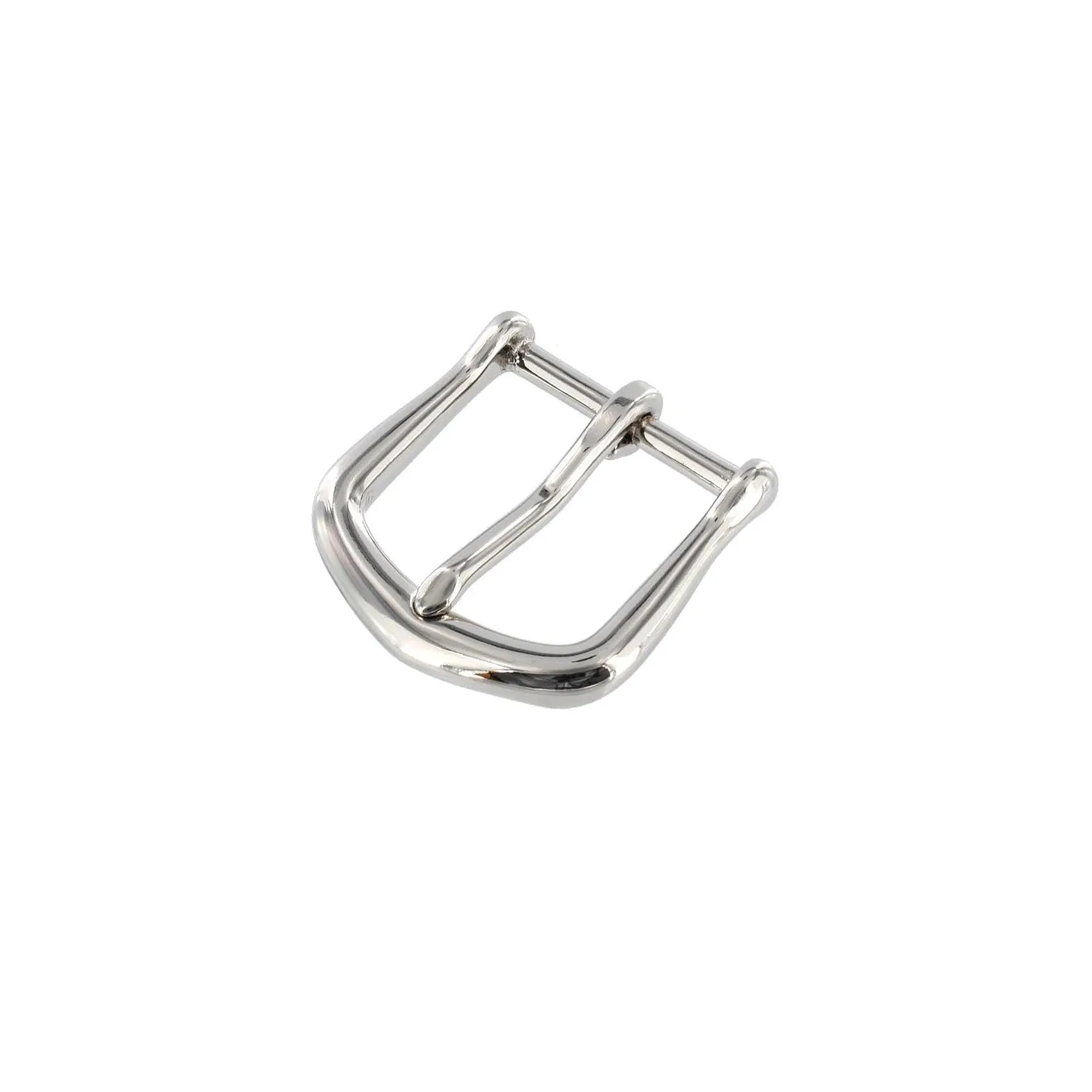 1 1/2" Violet Classic Belt with Derby Cocktail Buckle in Polished Nickel