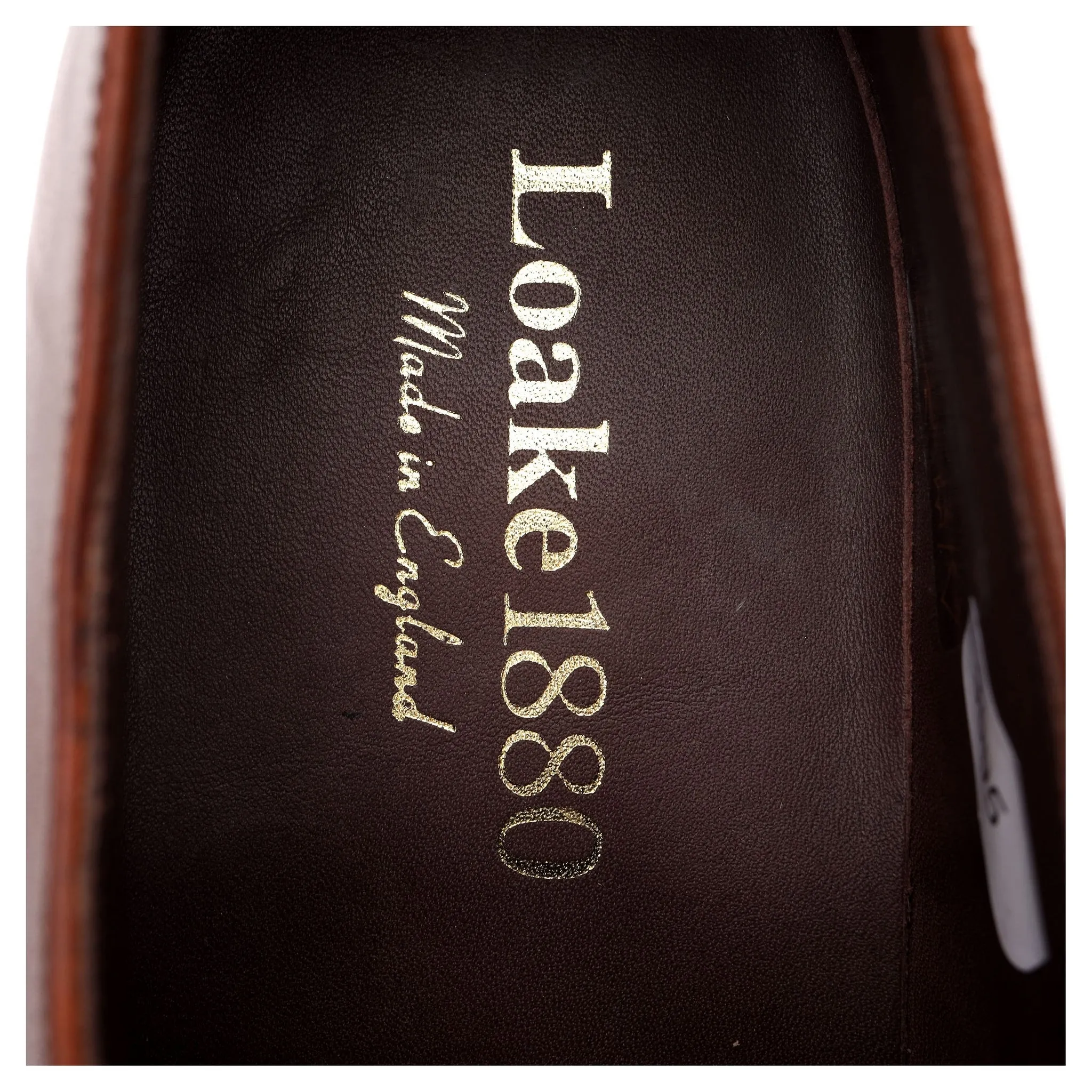 1880 'Cornwall' Tan Brown Leather Derby UK 6 E