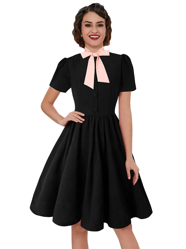 1950s Vintage Business Casual Office Work A-Line Dress