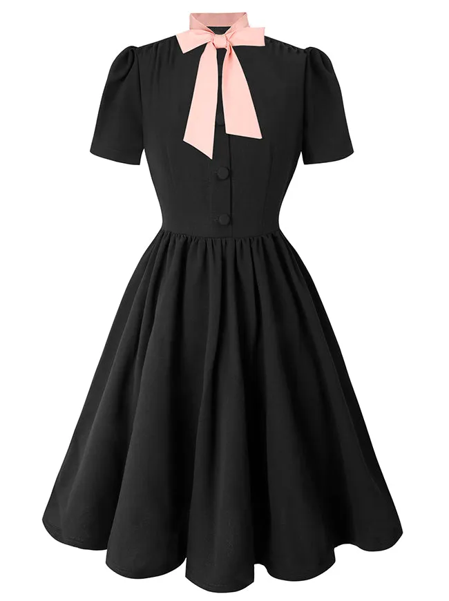 1950s Vintage Business Casual Office Work A-Line Dress