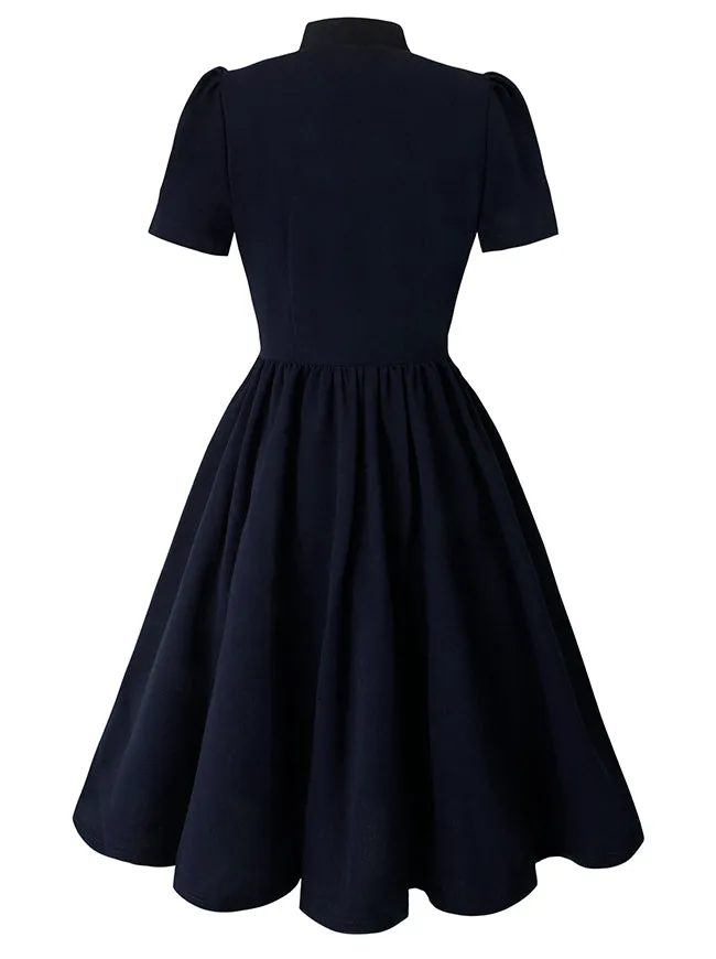 1950s Vintage Business Casual Office Work A-Line Dress