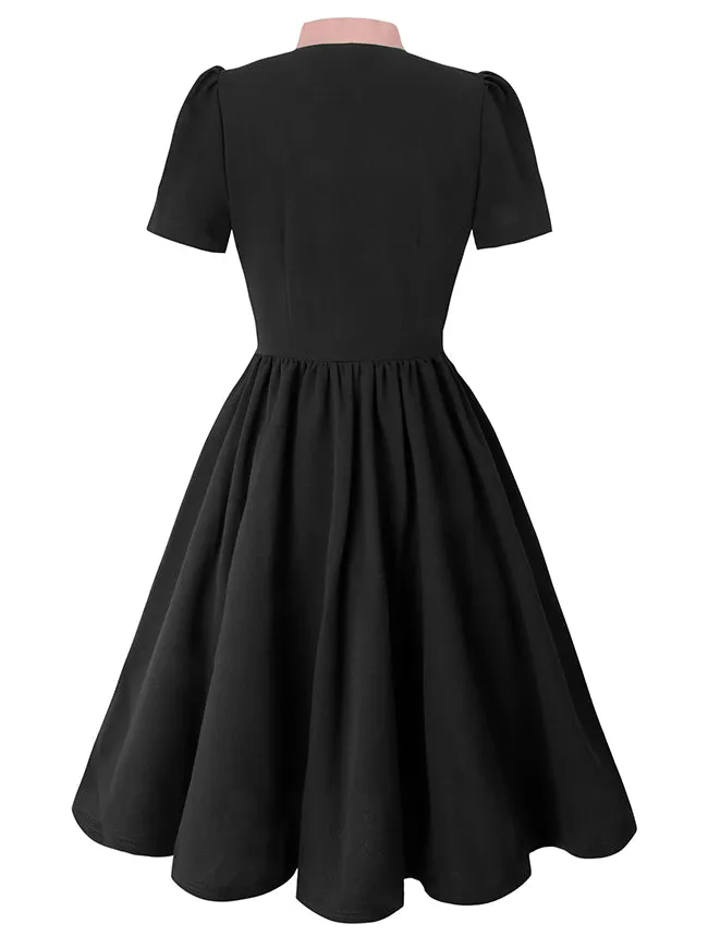 1950s Vintage Business Casual Office Work A-Line Dress