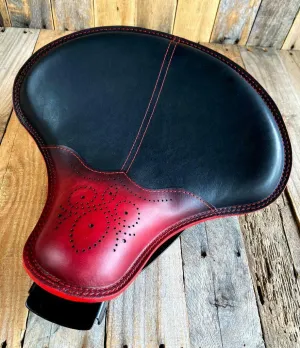 2010-2022 Harley Sportster Tractor Seat Mounting Kit Antique Red Wingtip Spring