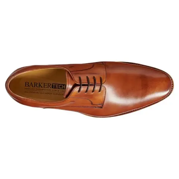40% OFF BARKER Ellon Shoes - Mens Derby Shoes - Antique Rosewood Calf -  Size: UK 10 & 10.5