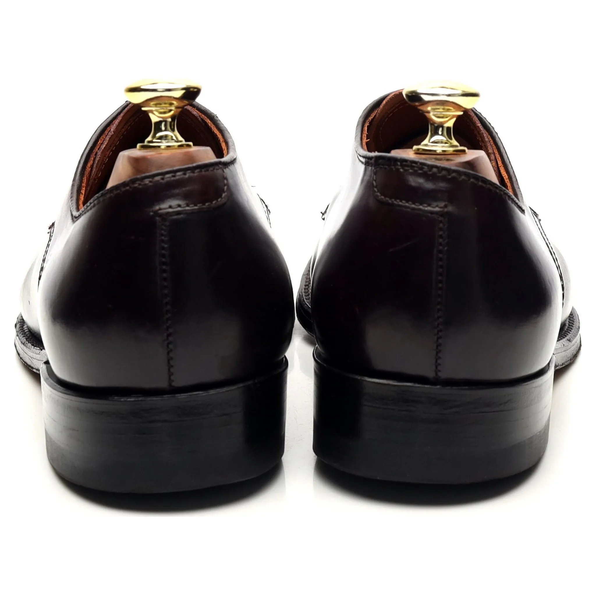 '53501' Burgundy Cordovan Leather Derby UK 7 US 7.5 D
