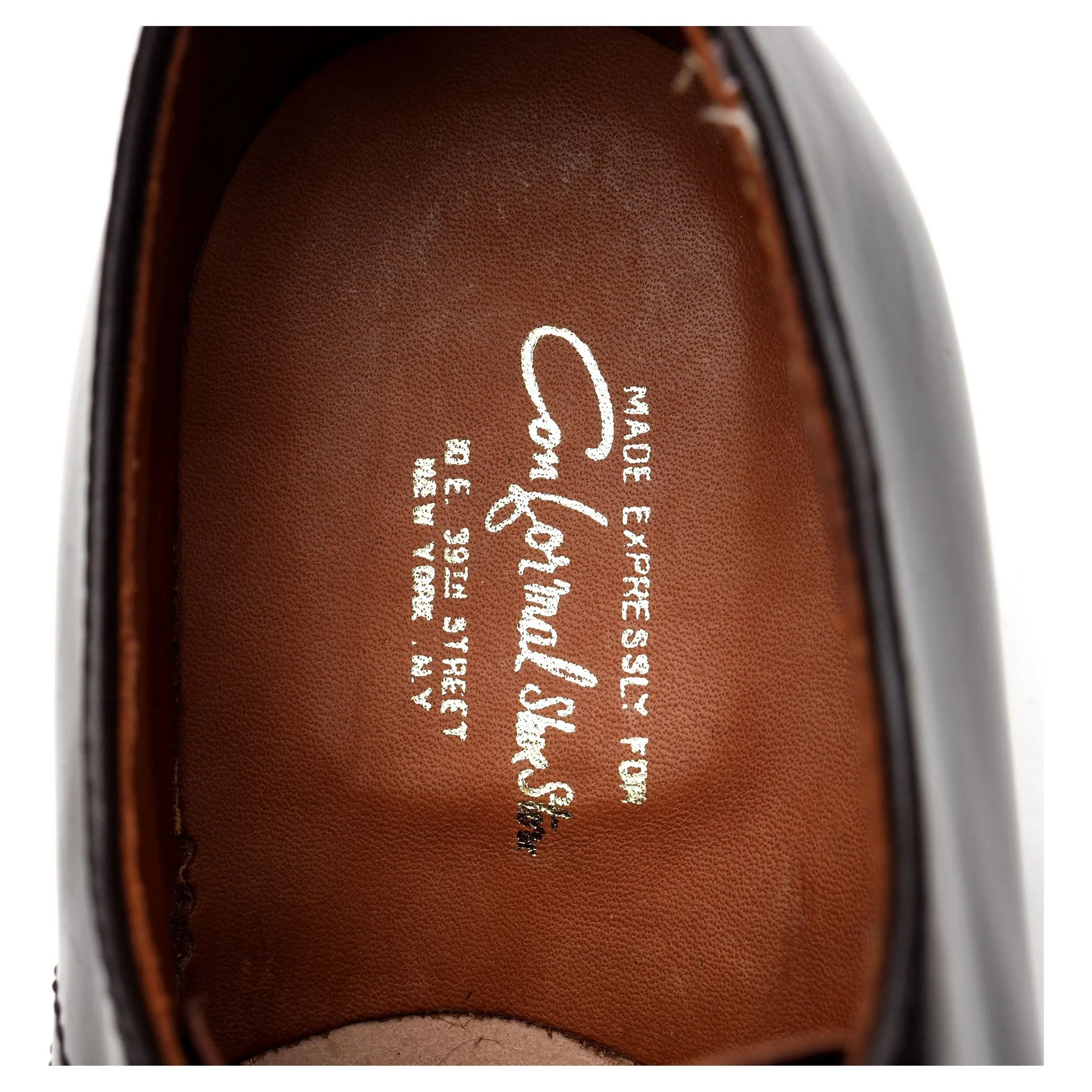 '53501' Burgundy Cordovan Leather Derby UK 7 US 7.5 D