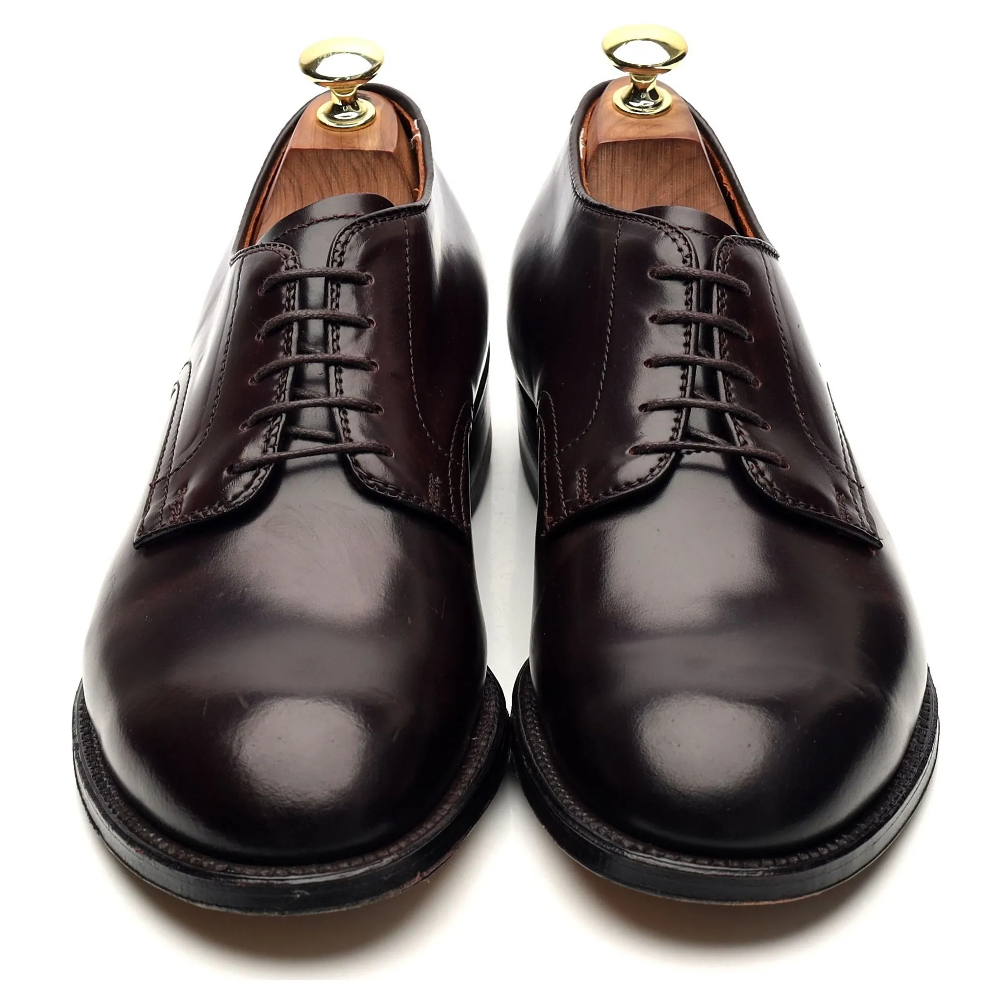 '53501' Burgundy Cordovan Leather Derby UK 7 US 7.5 D