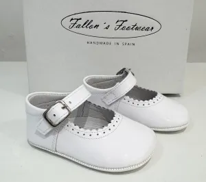 712 White Soft Baby Shoe