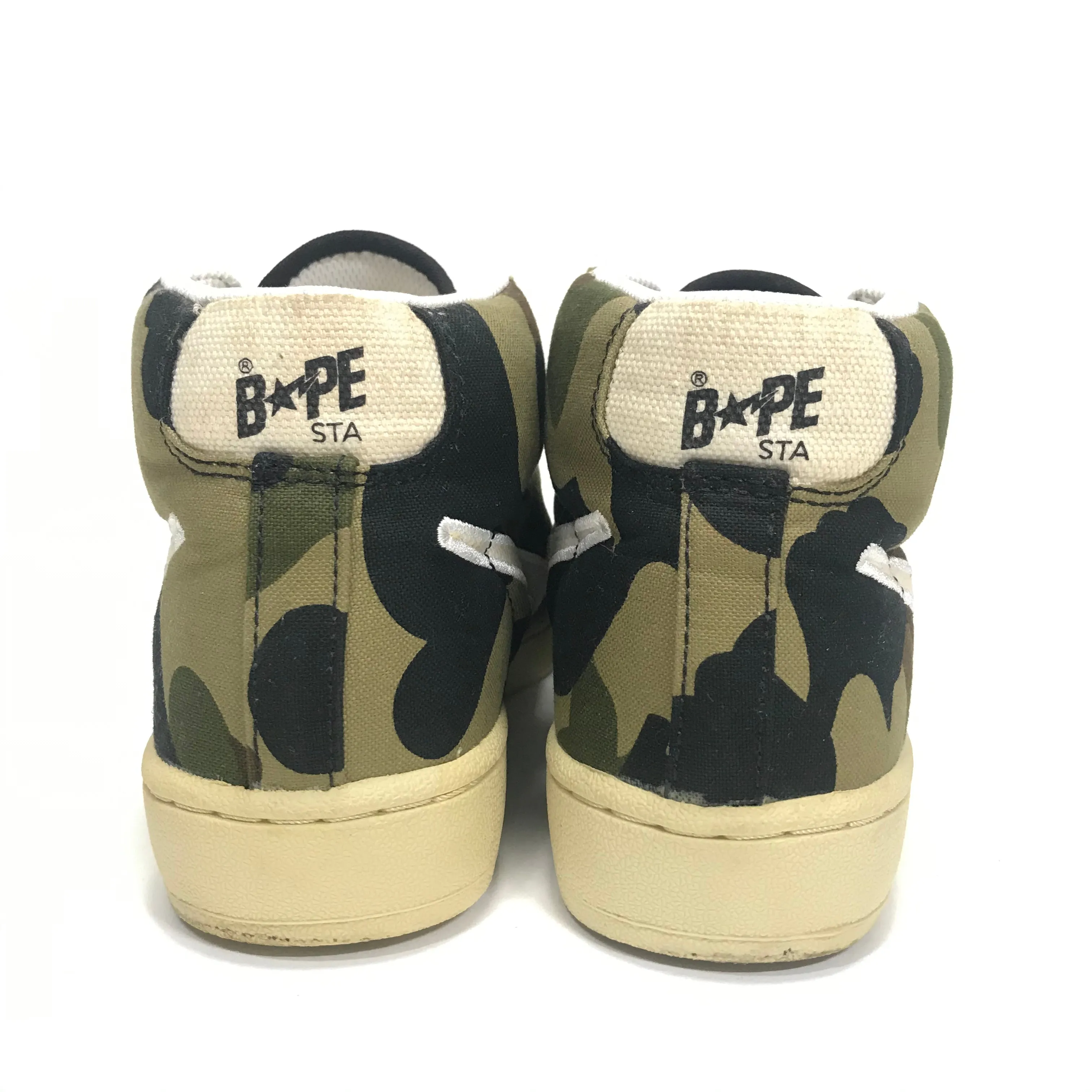 [8.5] A Bathing Ape Bape 1st Camo Skull Sta Mid