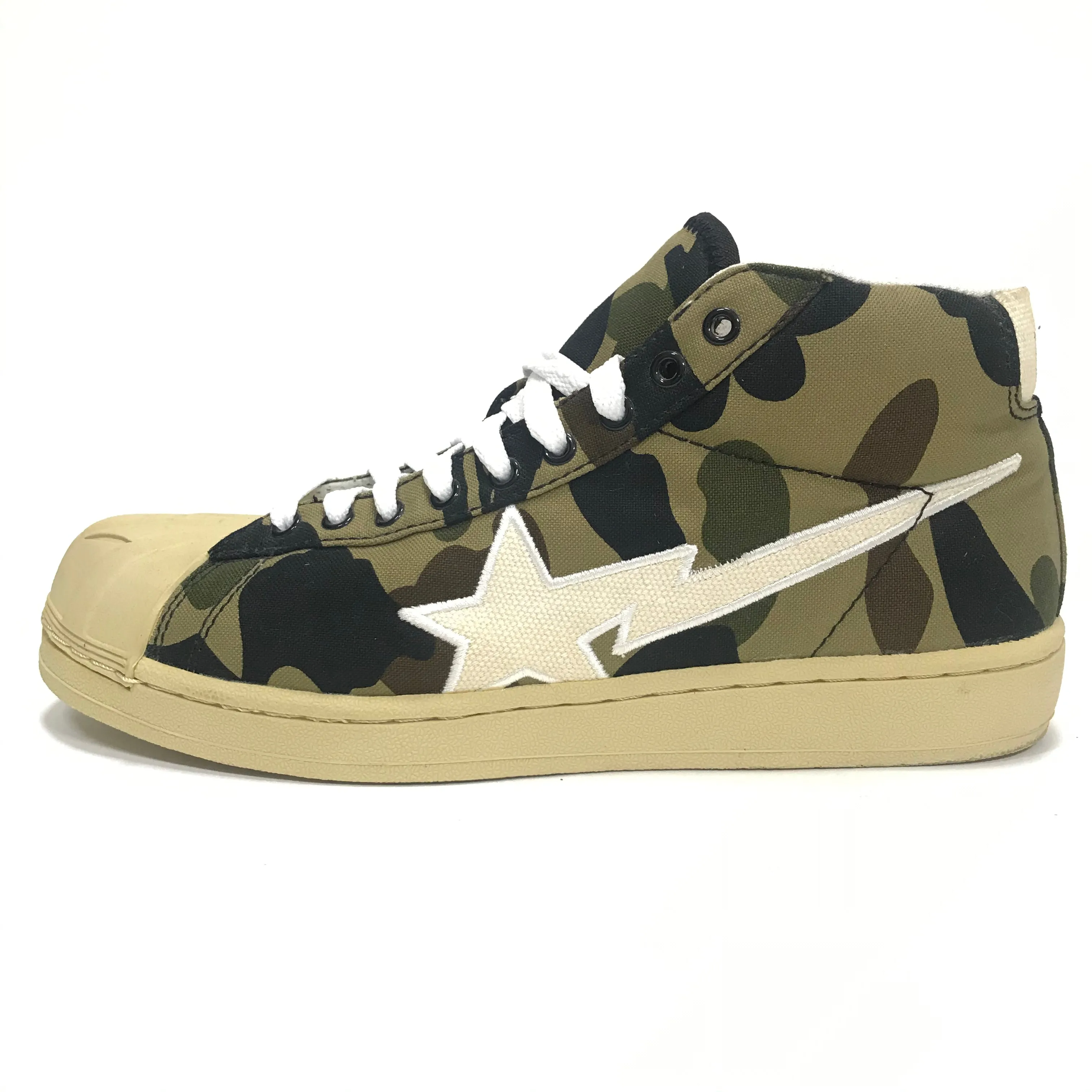 [8.5] A Bathing Ape Bape 1st Camo Skull Sta Mid