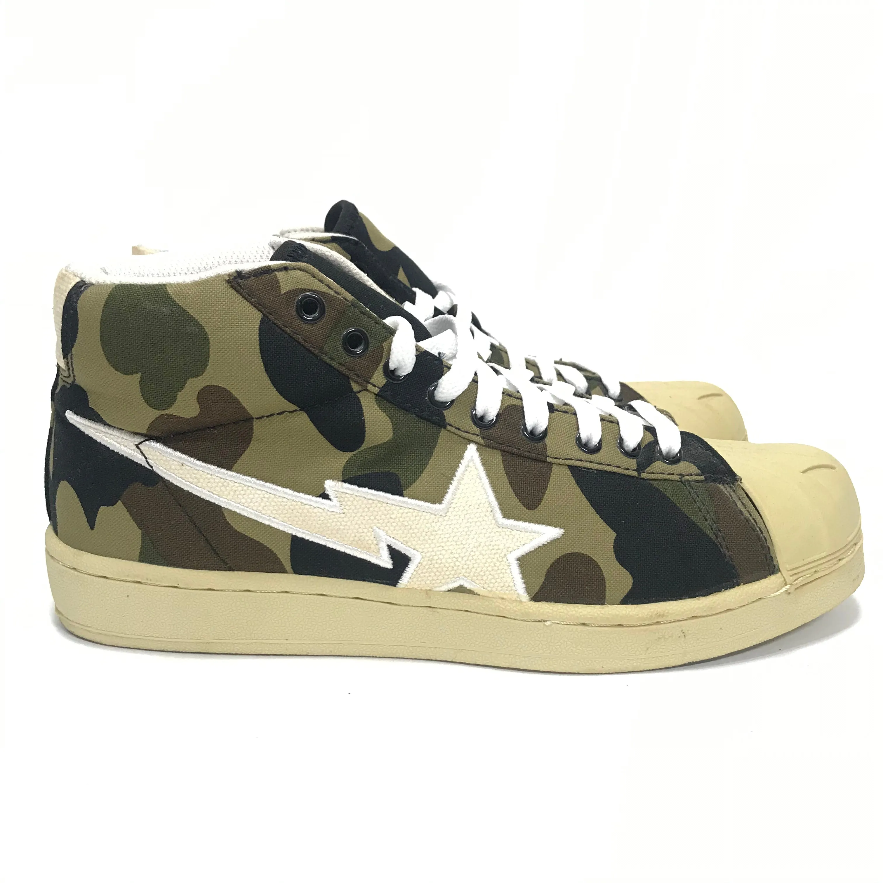 [8.5] A Bathing Ape Bape 1st Camo Skull Sta Mid