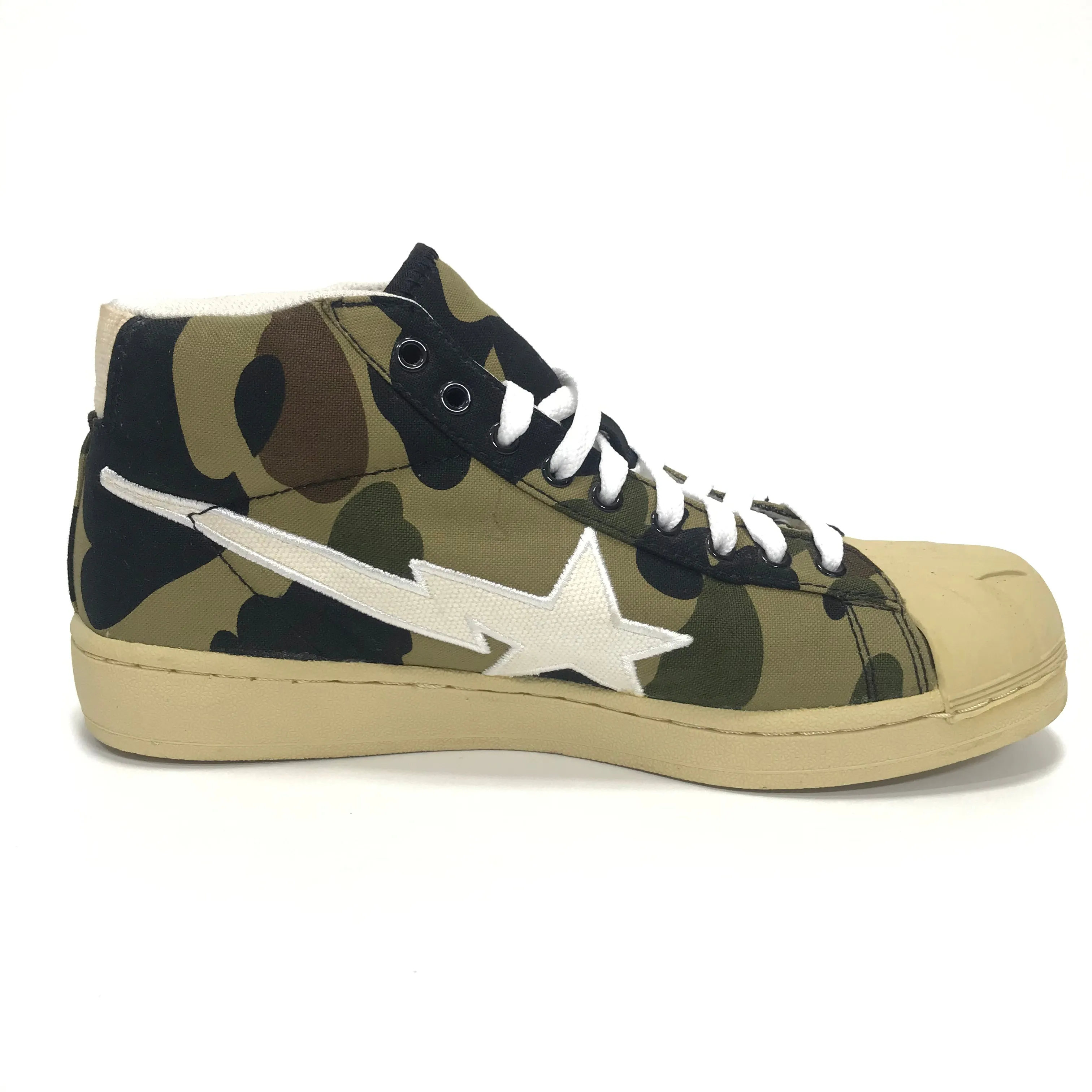 [8.5] A Bathing Ape Bape 1st Camo Skull Sta Mid