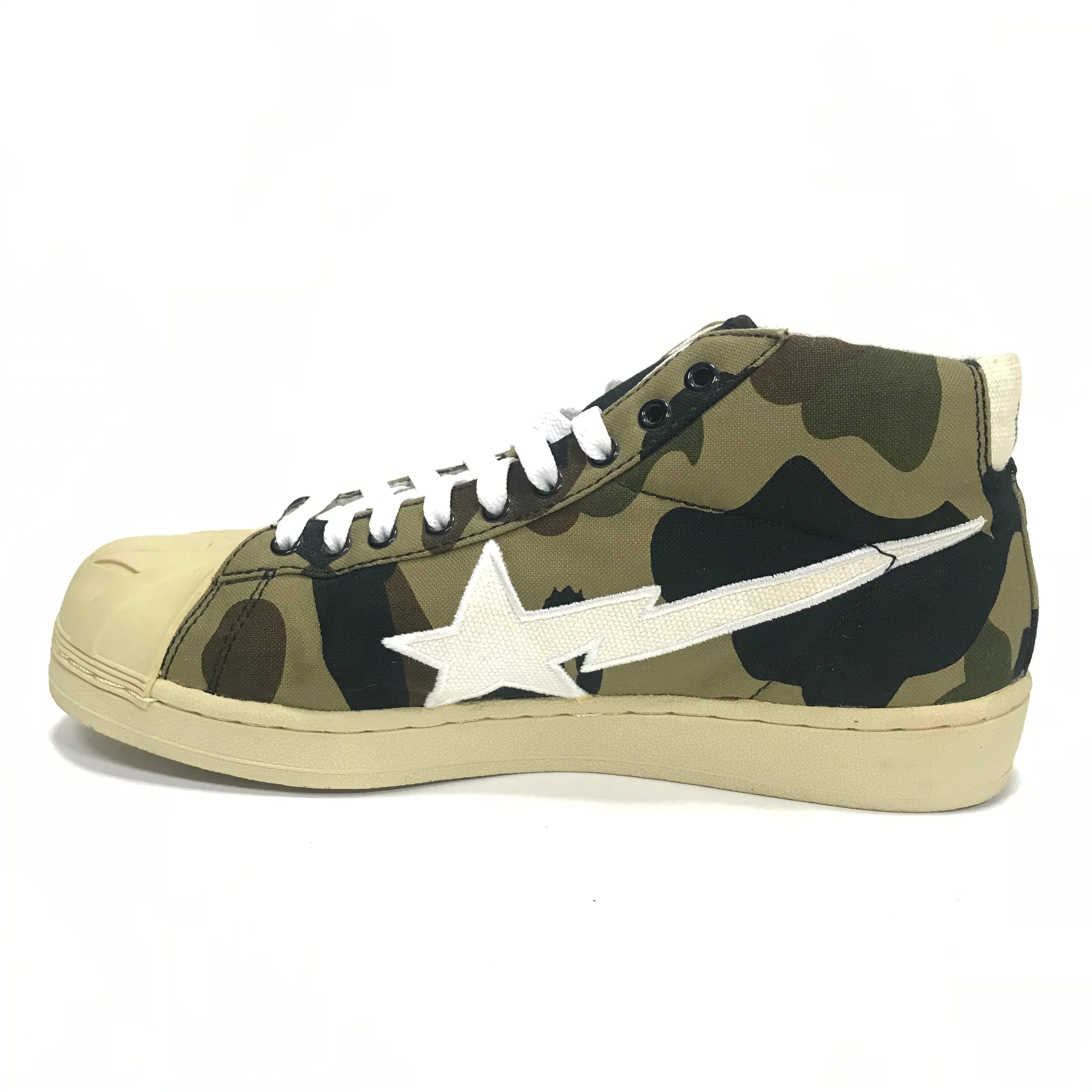 [8.5] A Bathing Ape Bape 1st Camo Skull Sta Mid