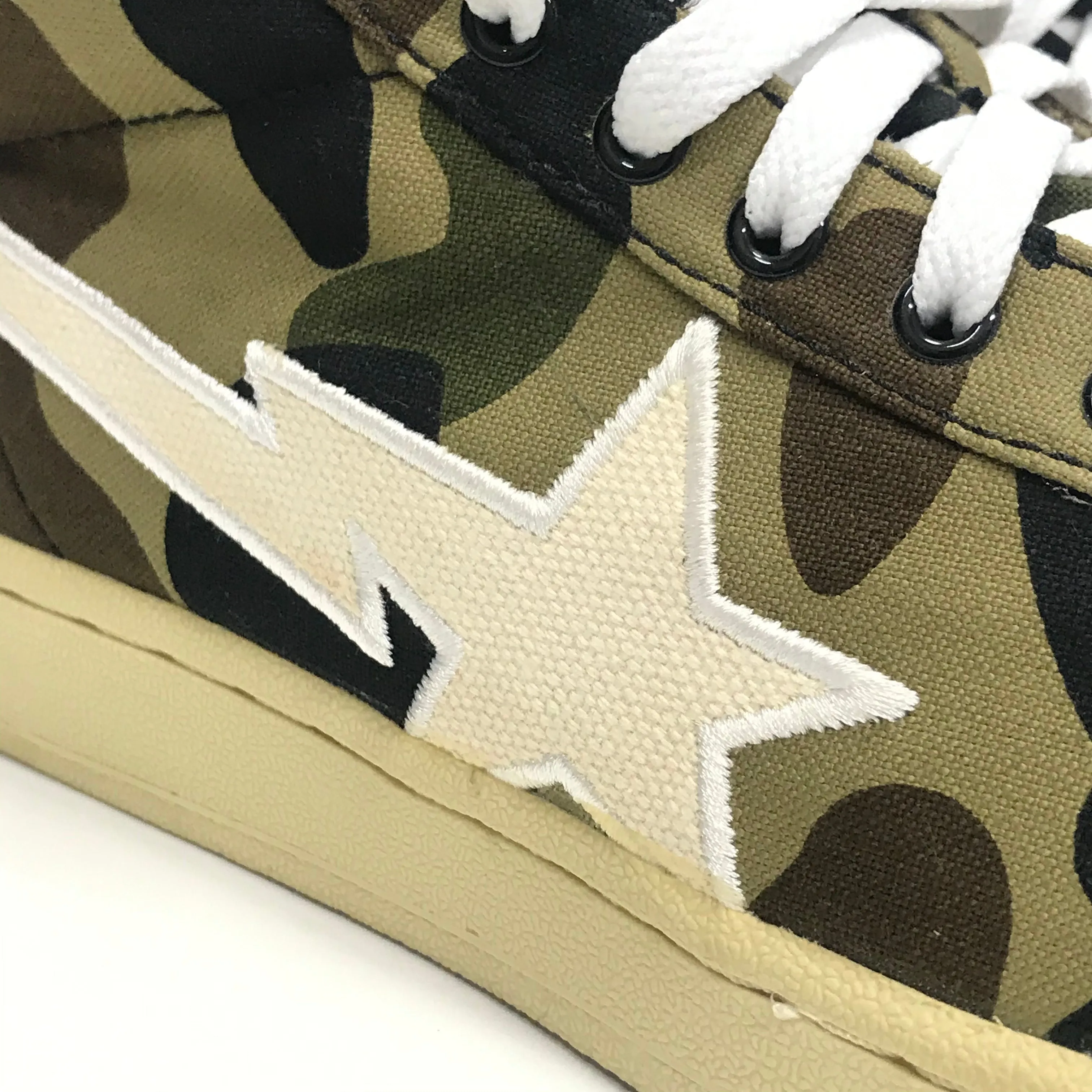 [8.5] A Bathing Ape Bape 1st Camo Skull Sta Mid