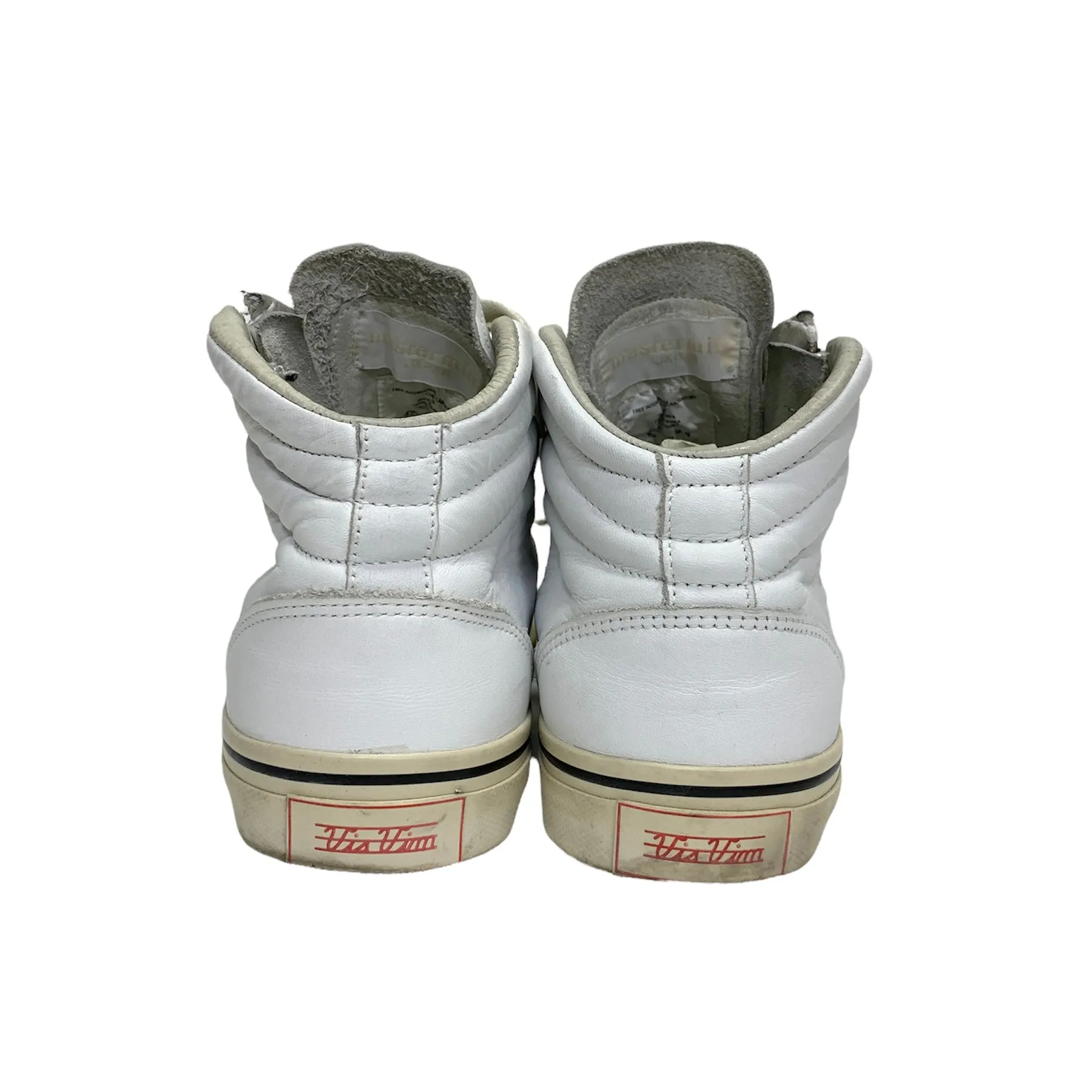 [9.5] Visvim x Mastermind Japan Logan Mid Leather White