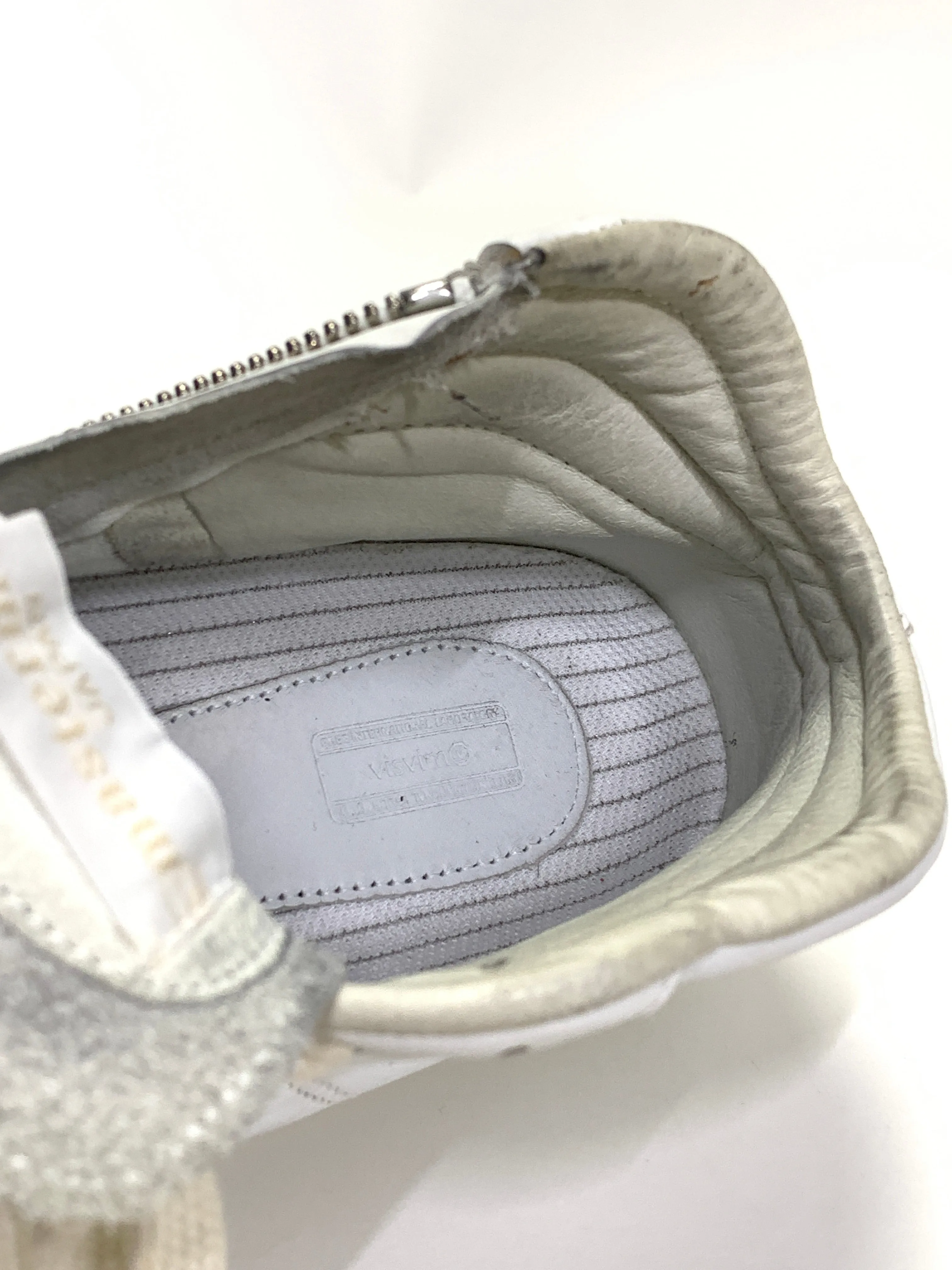 [9.5] Visvim x Mastermind Japan Logan Mid Leather White