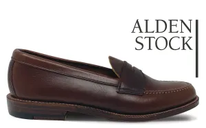 ALDEN 17831F Brown Penny Loafer, Unlined Vamp