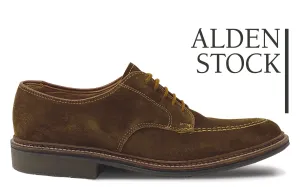ALDEN 702 Snuff Suede Mocc Toe Blucher