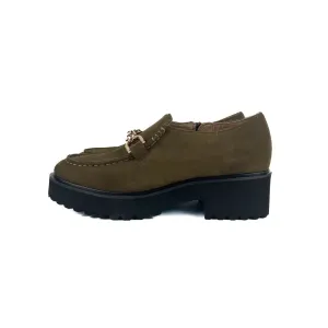 All Black - Link Loafer (Brown/Green)