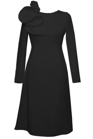 All Colors - Eyry Midi Dress with Long Sleeves