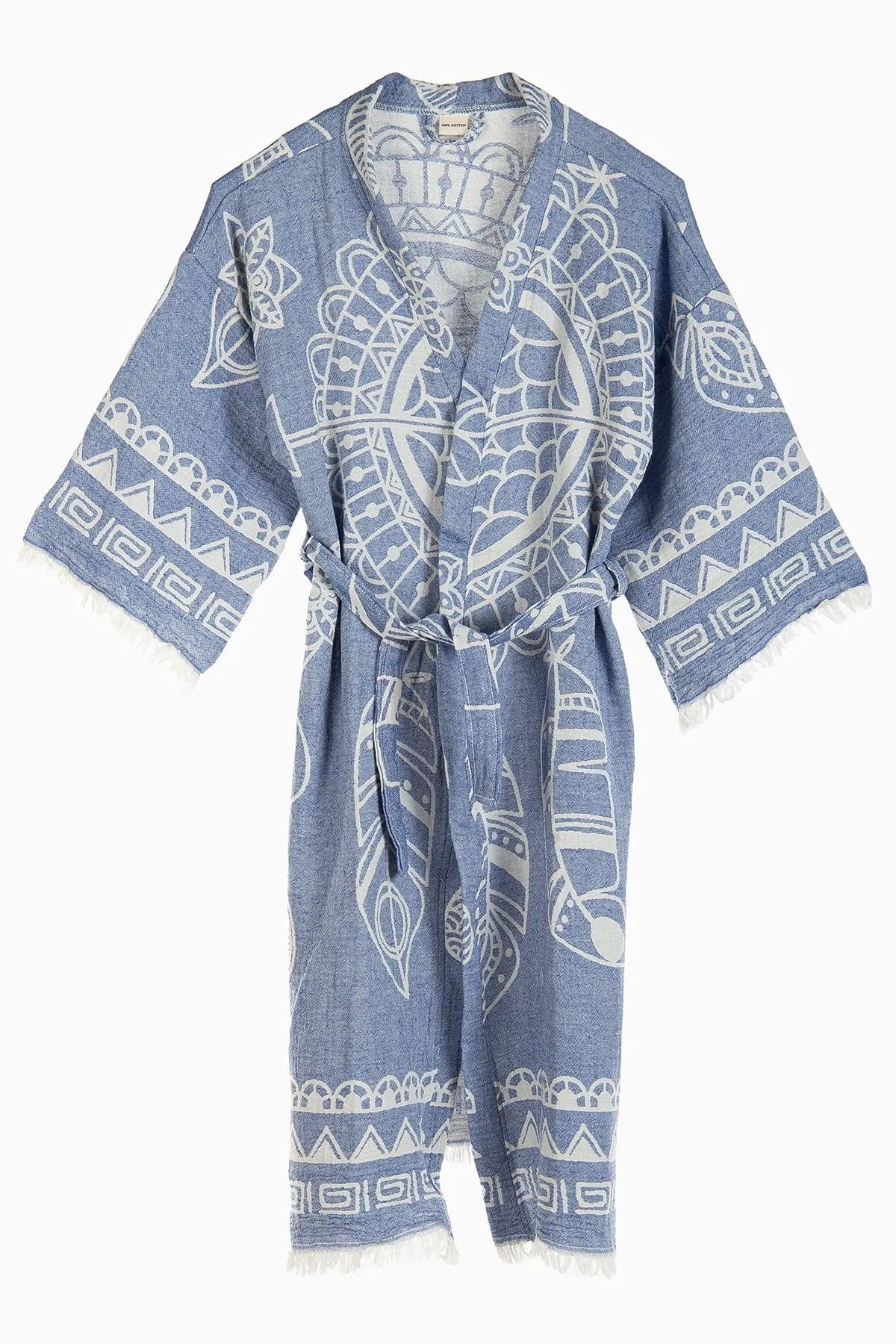 Aria Handmade Cotton Kimono |  Blue Dreamcatcher
