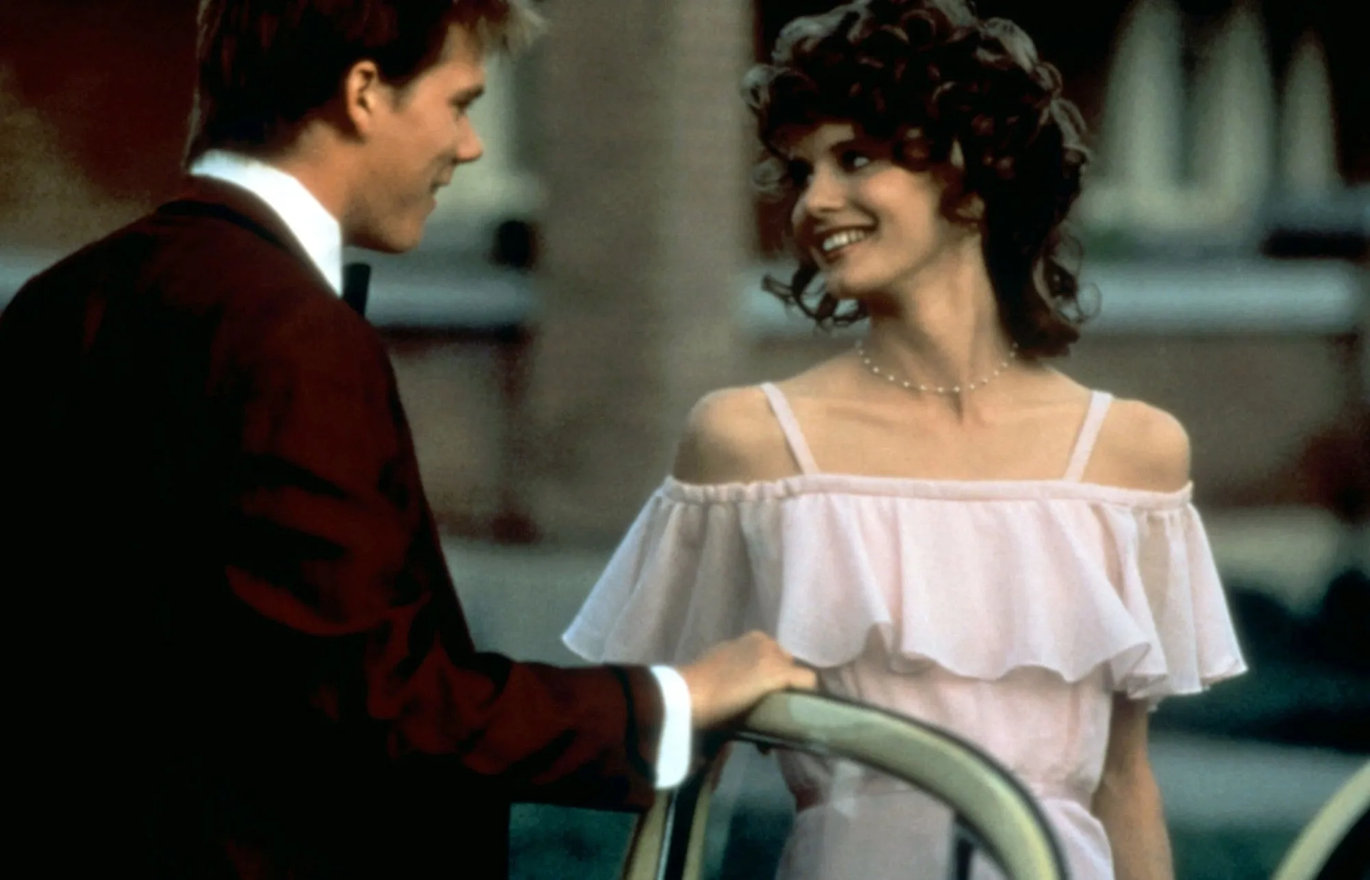 Ariel in Footloose 1984 Pink Dress Formal Evening Prom Dress