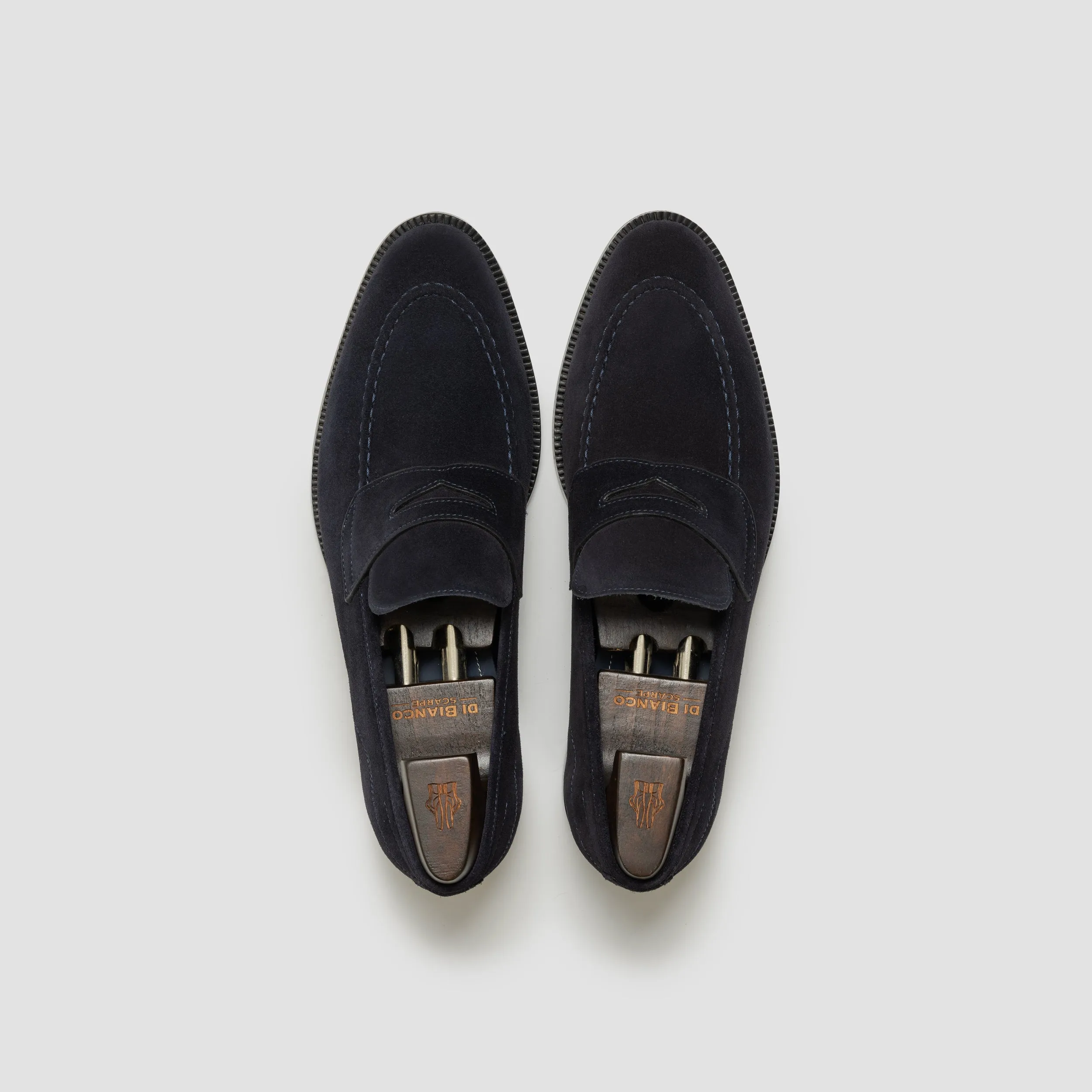 Aviano Navy Men's Suede Loafer