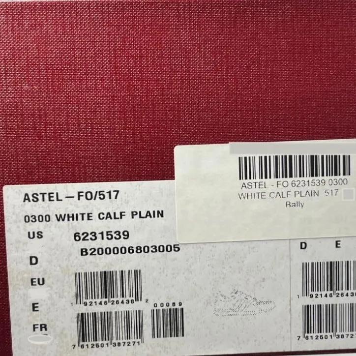 Bally Astel White Leather Sneakers