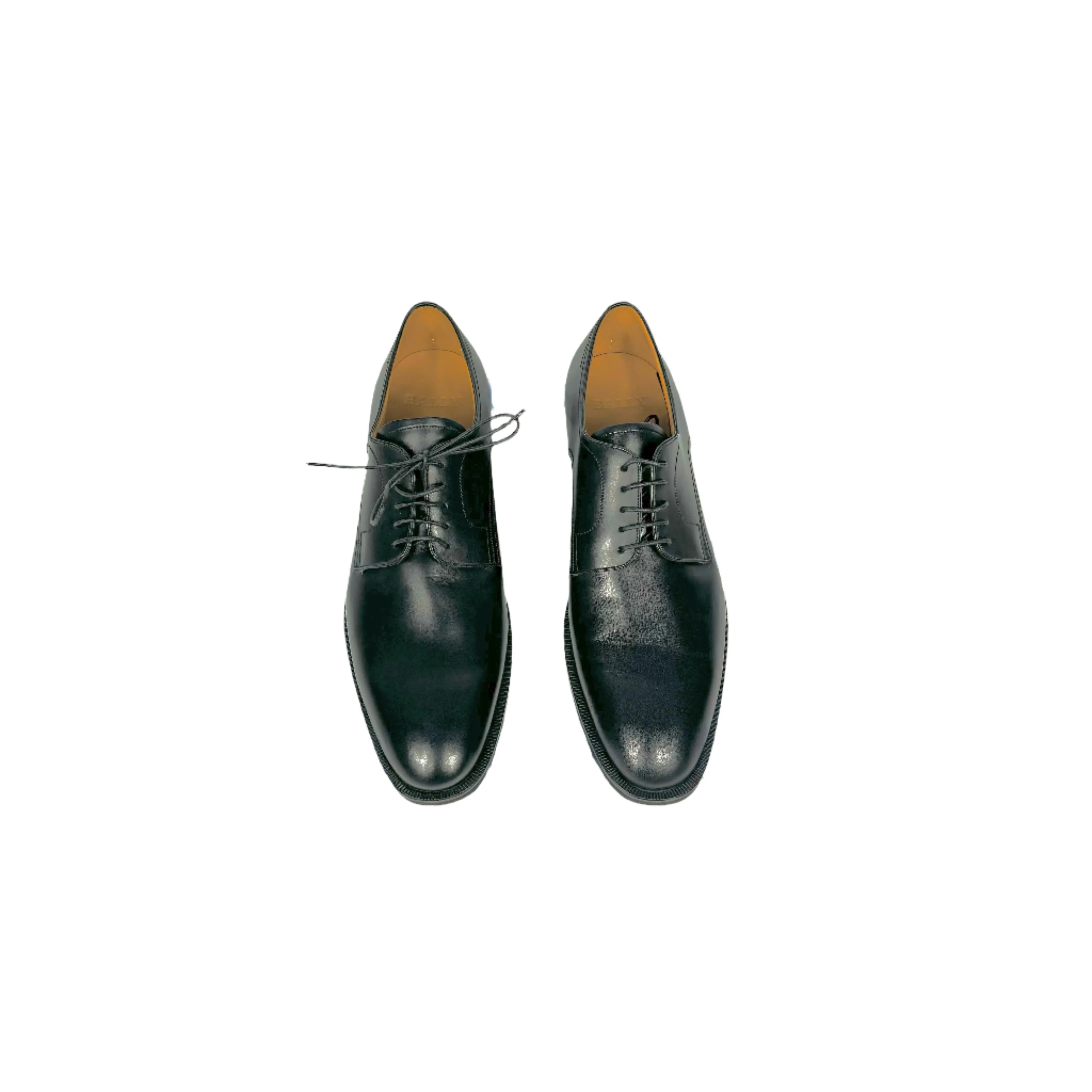 Bally Salfano Black Leather Derby