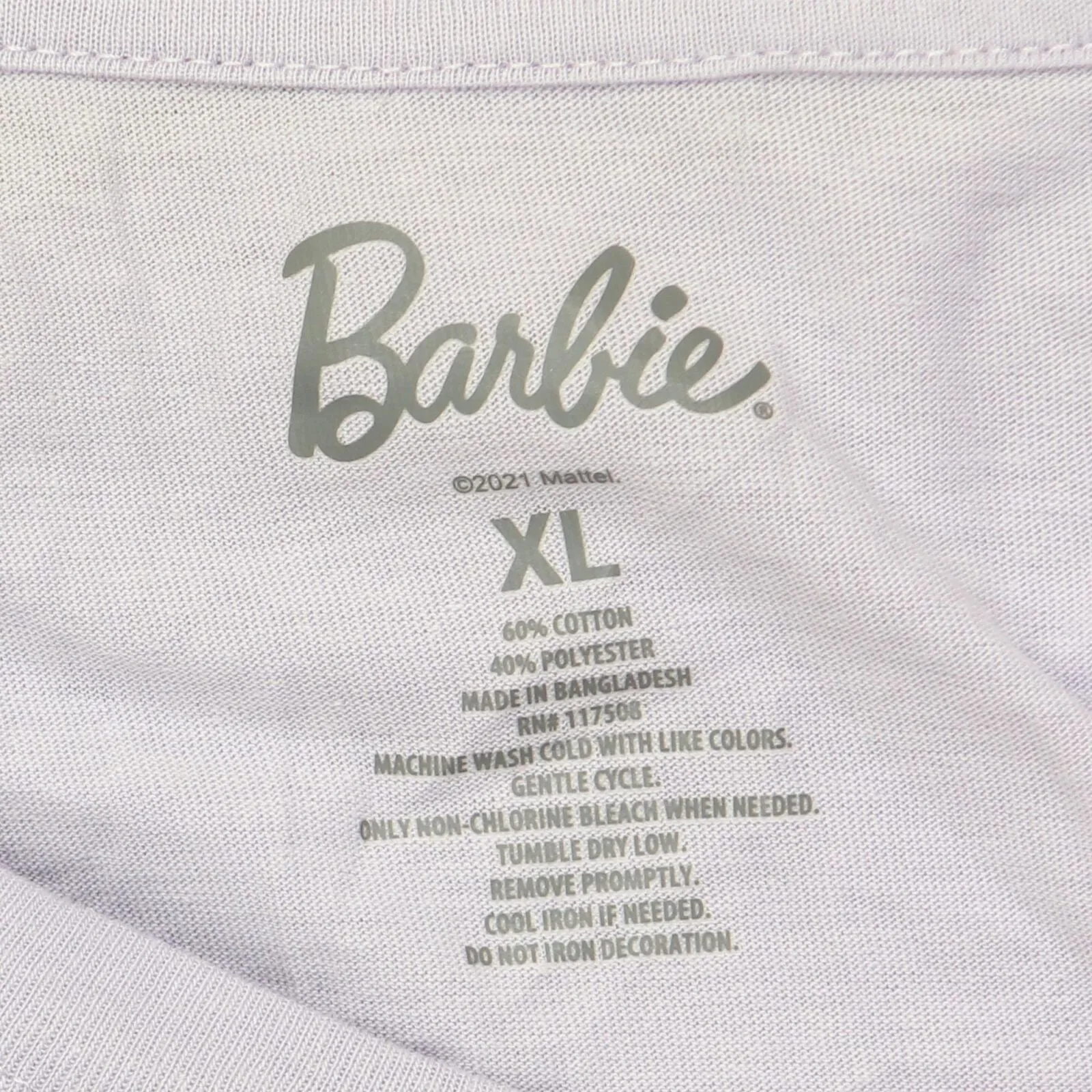 Barbie Womens We Dream Together Long Sleeve North American Tour Purple XL