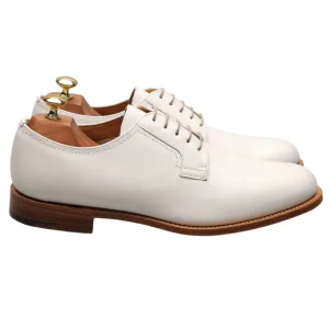 'Barkson' White Leather Derby UK 8.5 F