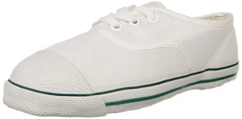 Bata Girl's Tennis White Uniform Dress Shoe (2391379), 1 Kids UK