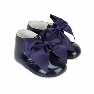 BAYPODS Navy Soft Sole Ribbon Boots