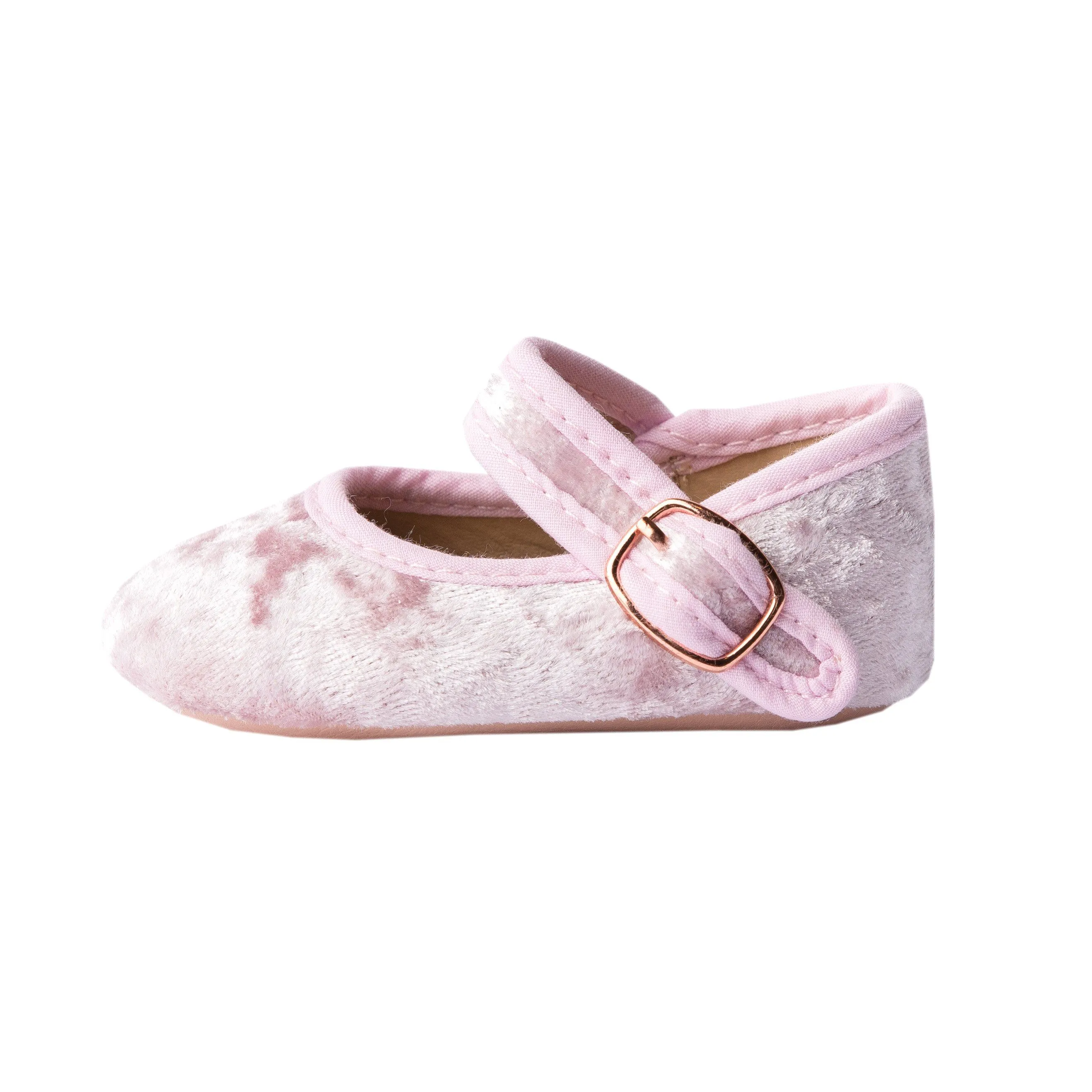 Berry Velvet - Mary Jane - US Size 2-5 - Soft Sole