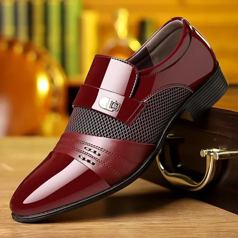 Black Business Casual Oxford Shoes for Men