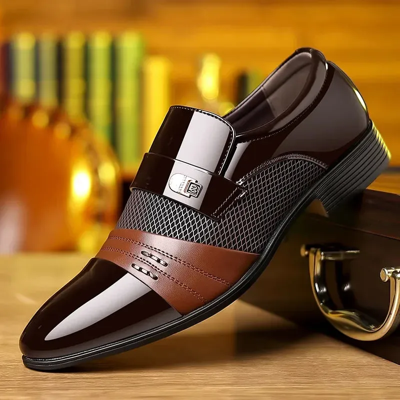 Black Business Casual Oxford Shoes for Men