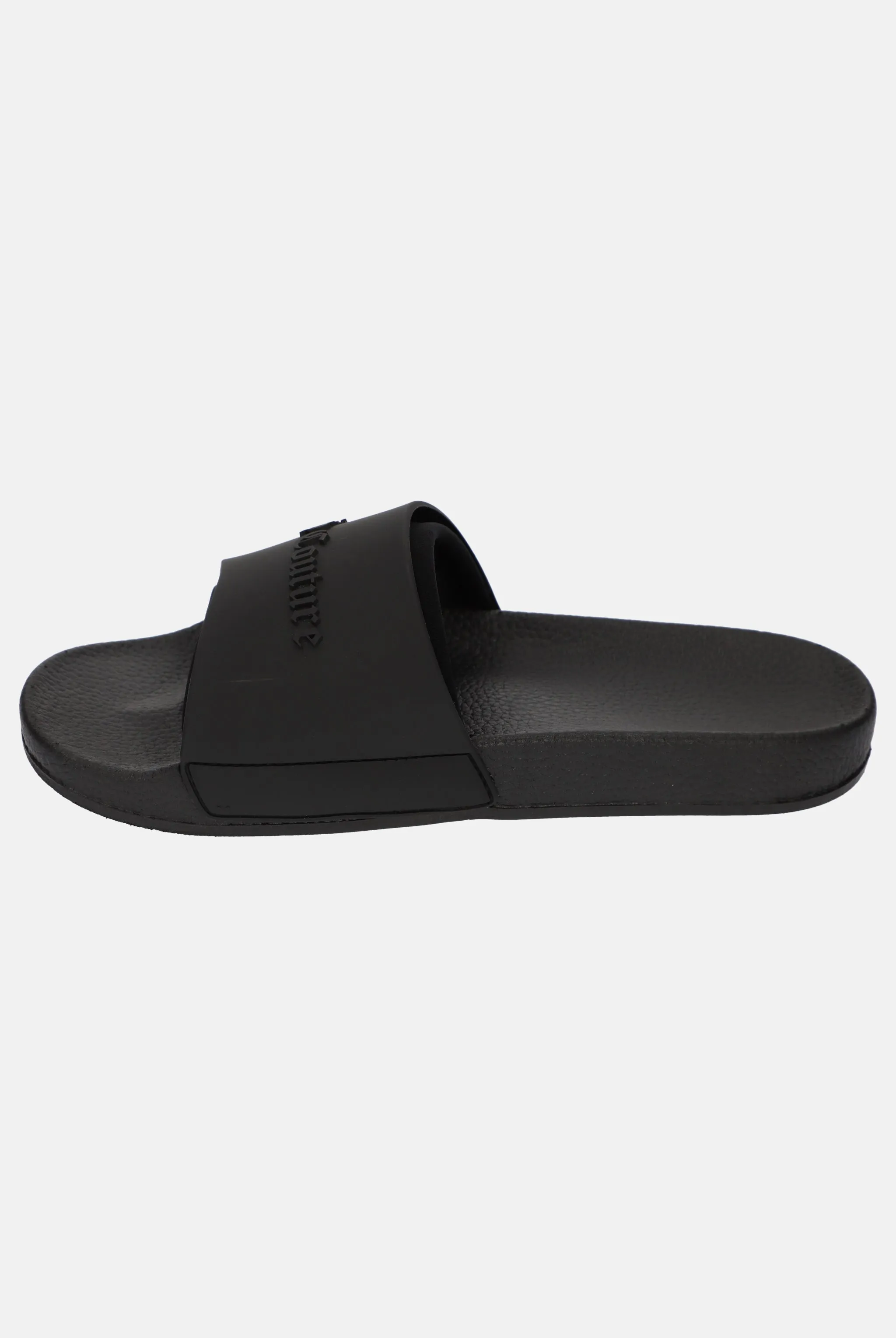 BLACK EMBOSSED SLIDERS