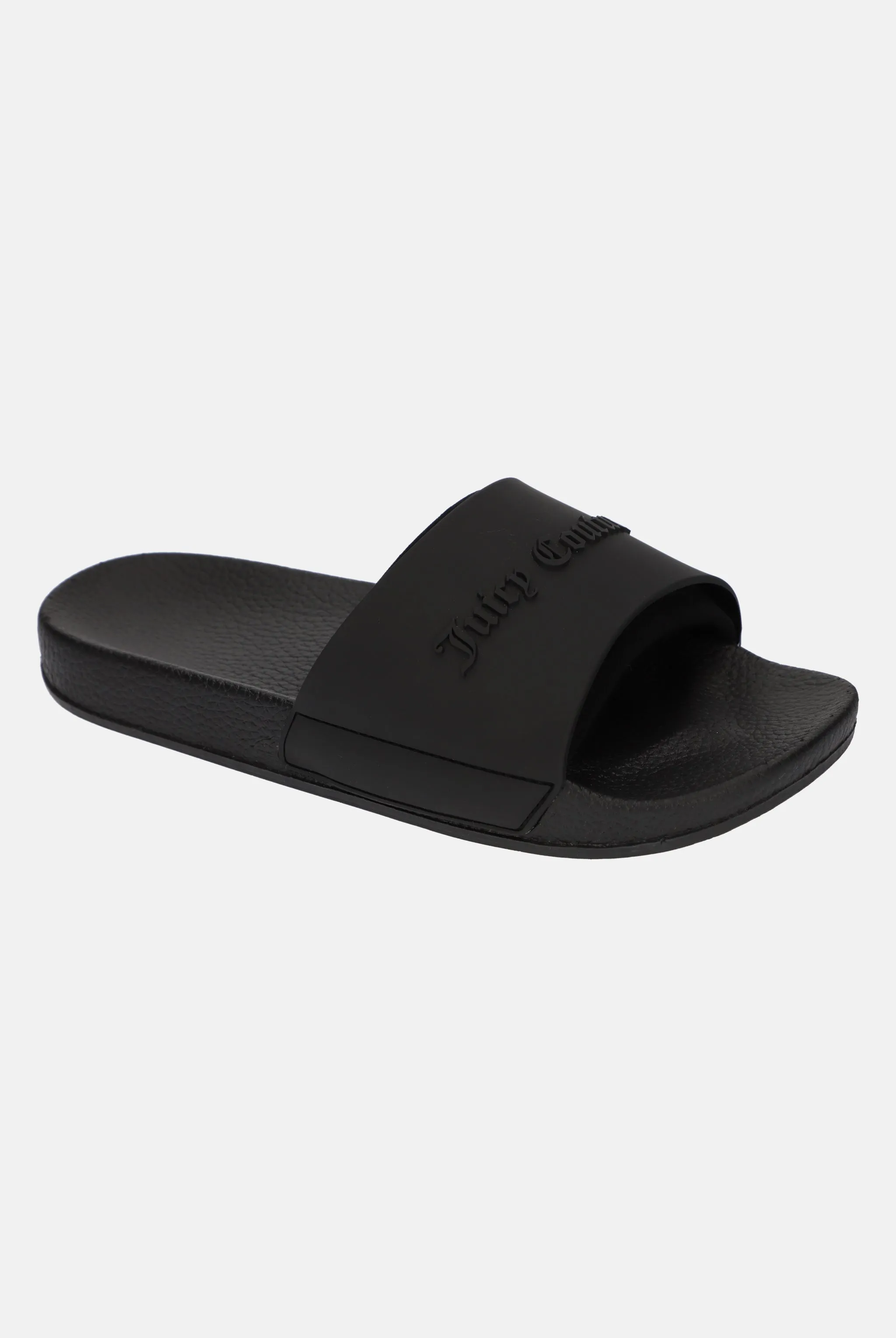 BLACK EMBOSSED SLIDERS