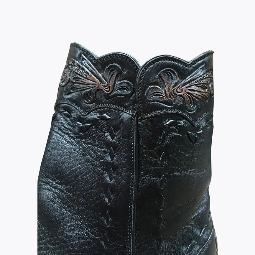 Black Hand Tooled Zorro