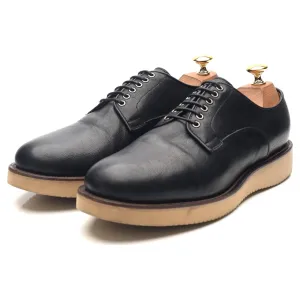 Black Leather Derby Blucher UK 7 E