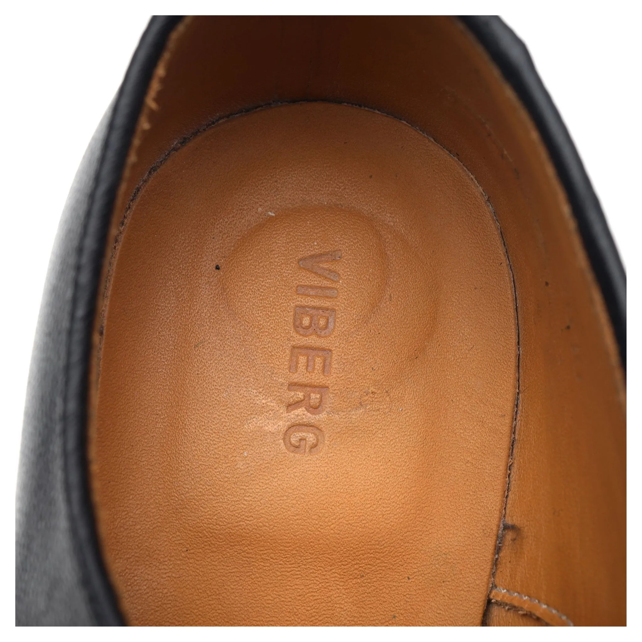 Black Leather Derby Blucher UK 7 E