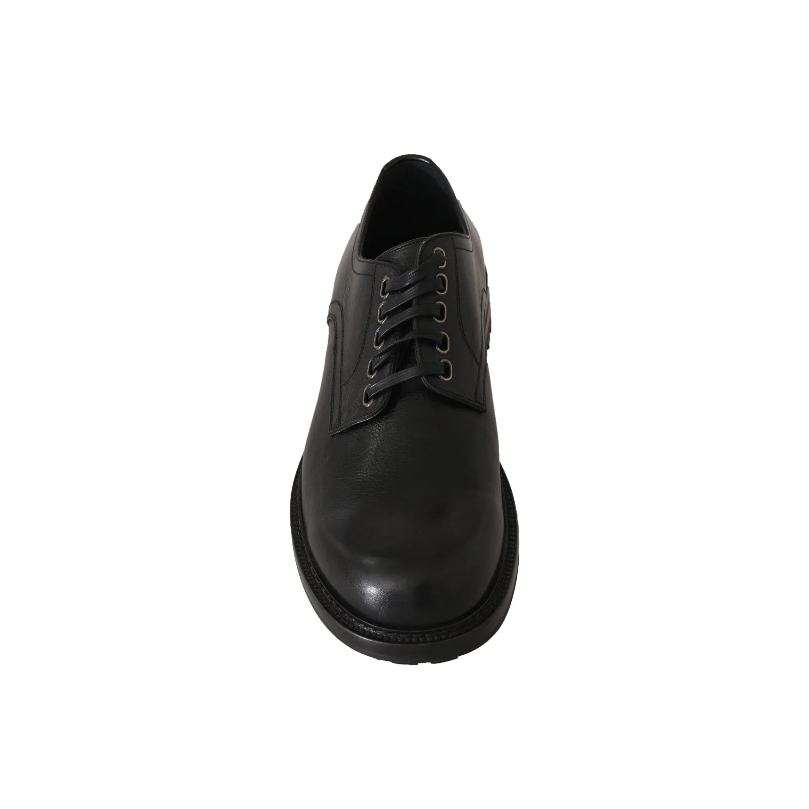 Black Leather Derby Dress Formal Shoes