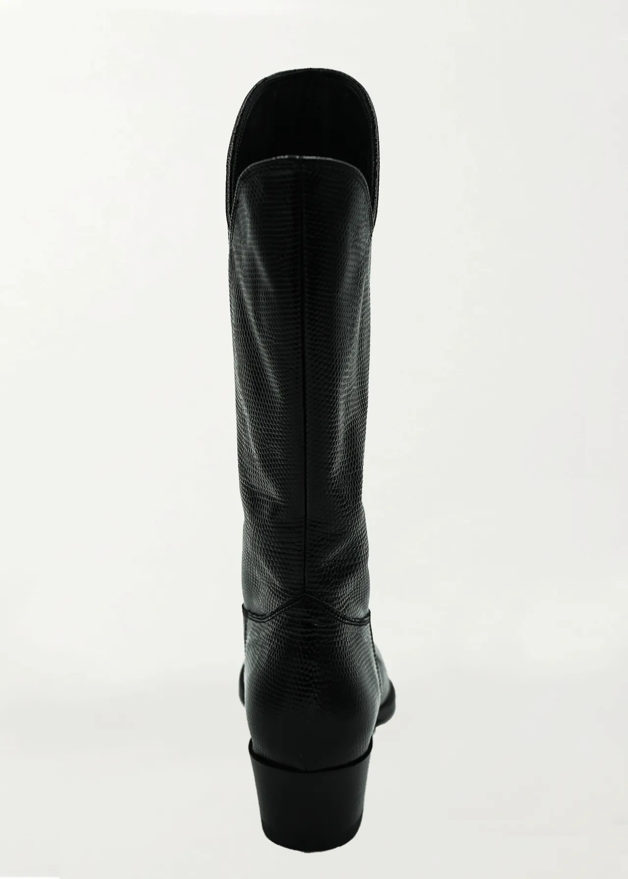 Black Python Texan Boots