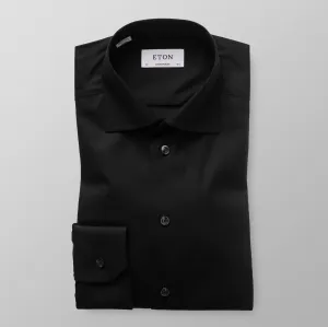 Black Signature Twill Shirt