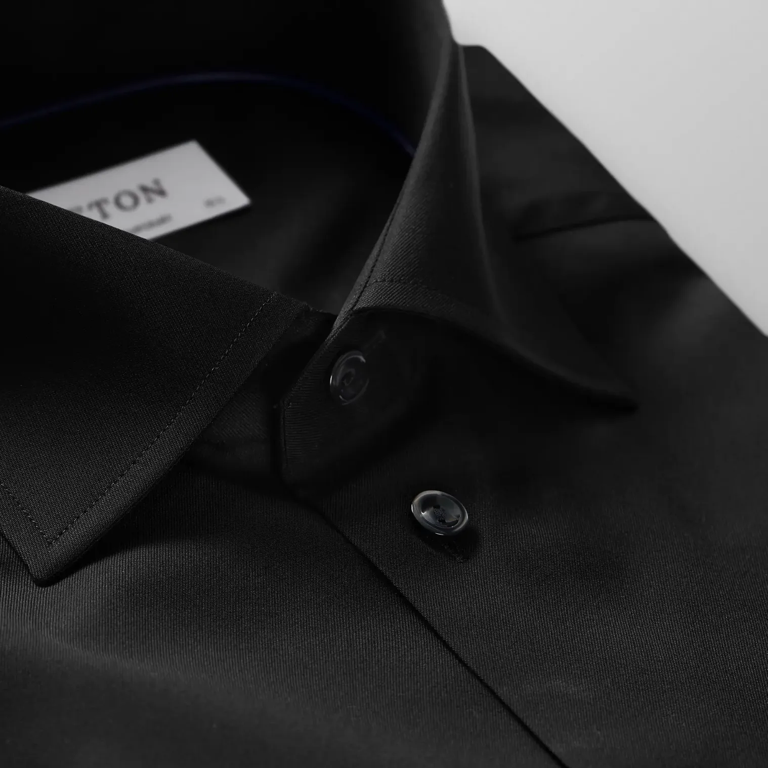 Black Signature Twill Shirt