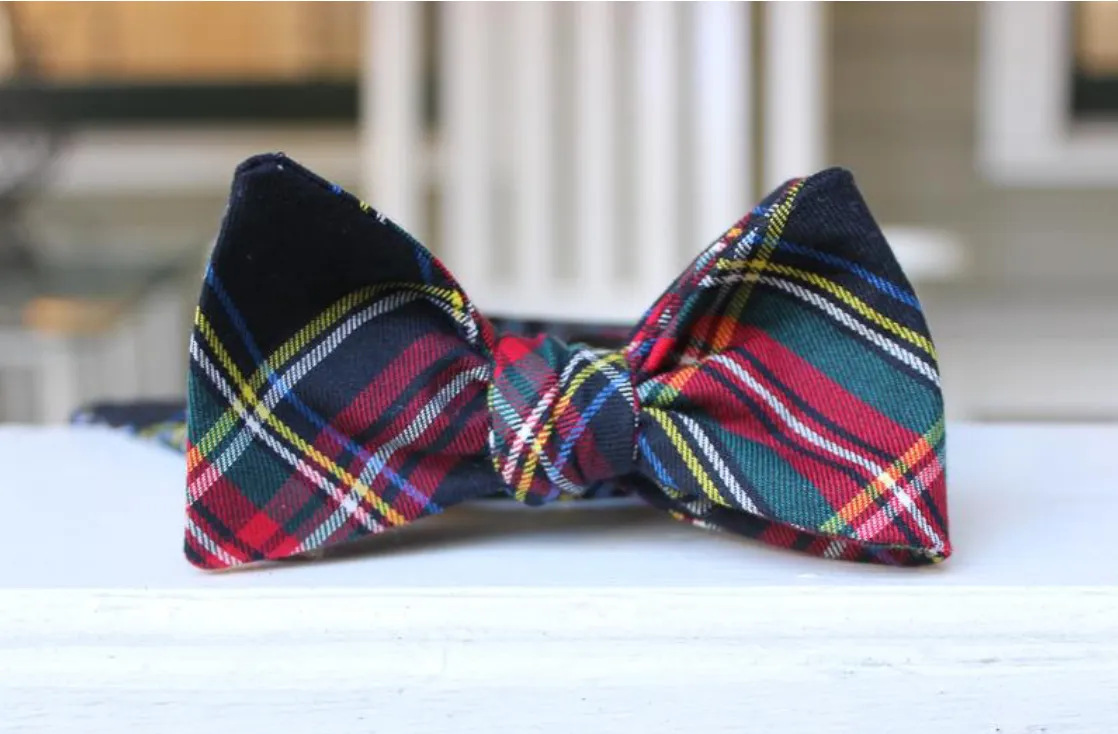 Black Stewart Bow Tie