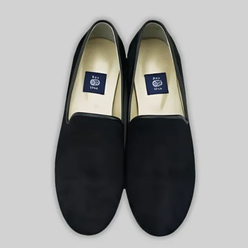Black Suede Loafers