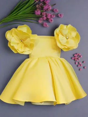 Blooming Beauty Pleated Party Dress