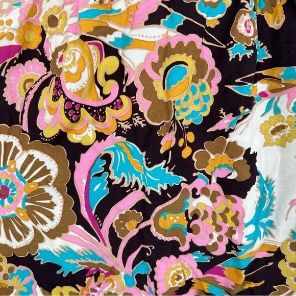 Boden Sophie Groovy Floral Print Career Business Dress Size 8 Long