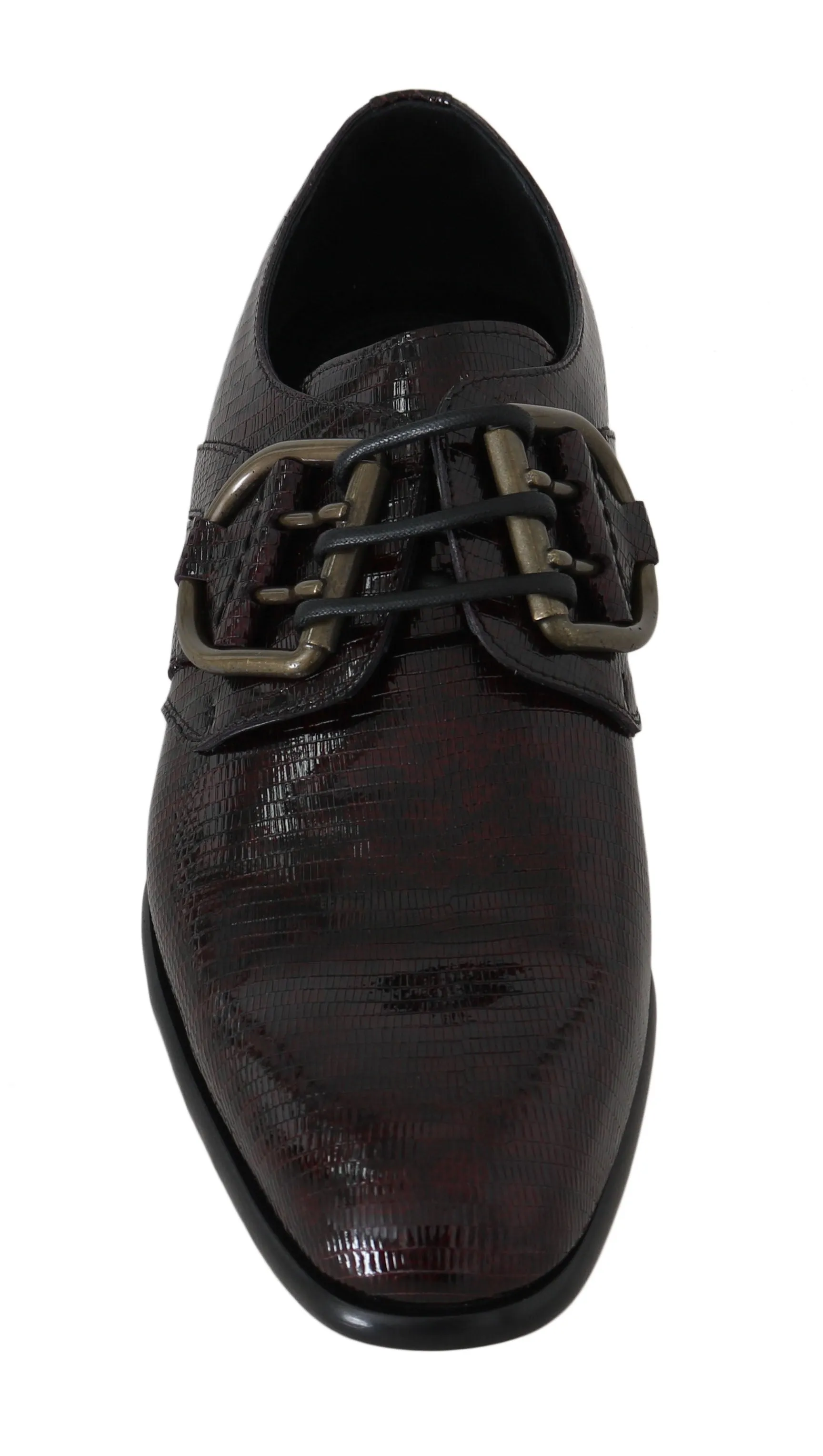 Bordeaux Leather Derby Dress Formal Shoes